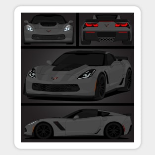 Z06 DARK-GREY Sticker